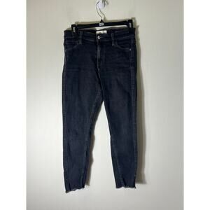 Stonefield Conrad Ankle High Rise Black Denim Sz 27x25